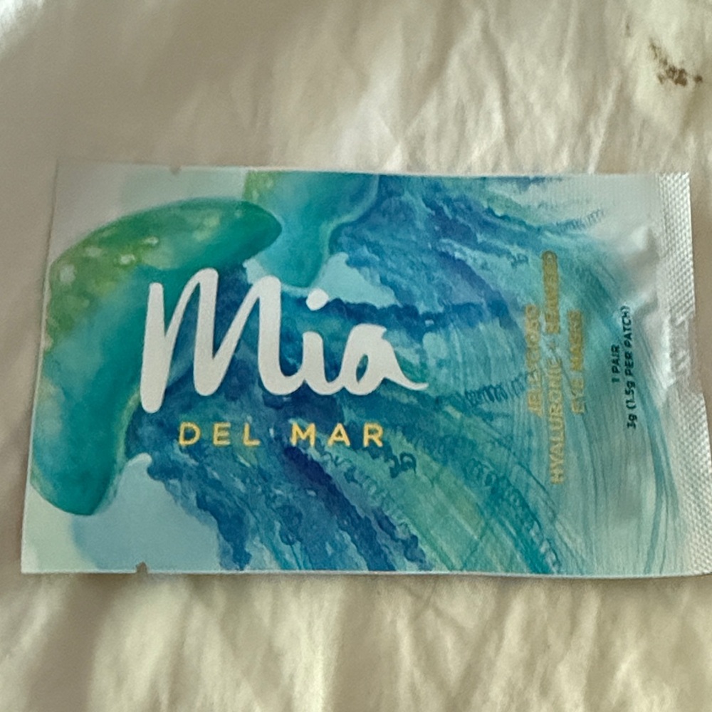 Mia Del Mar ~ Jellycioso Hyaluronic + Seaweed Eye Mask (1 Pouch)